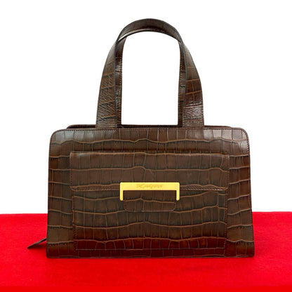 Saint Laurent Leather Red Handbag Style 13