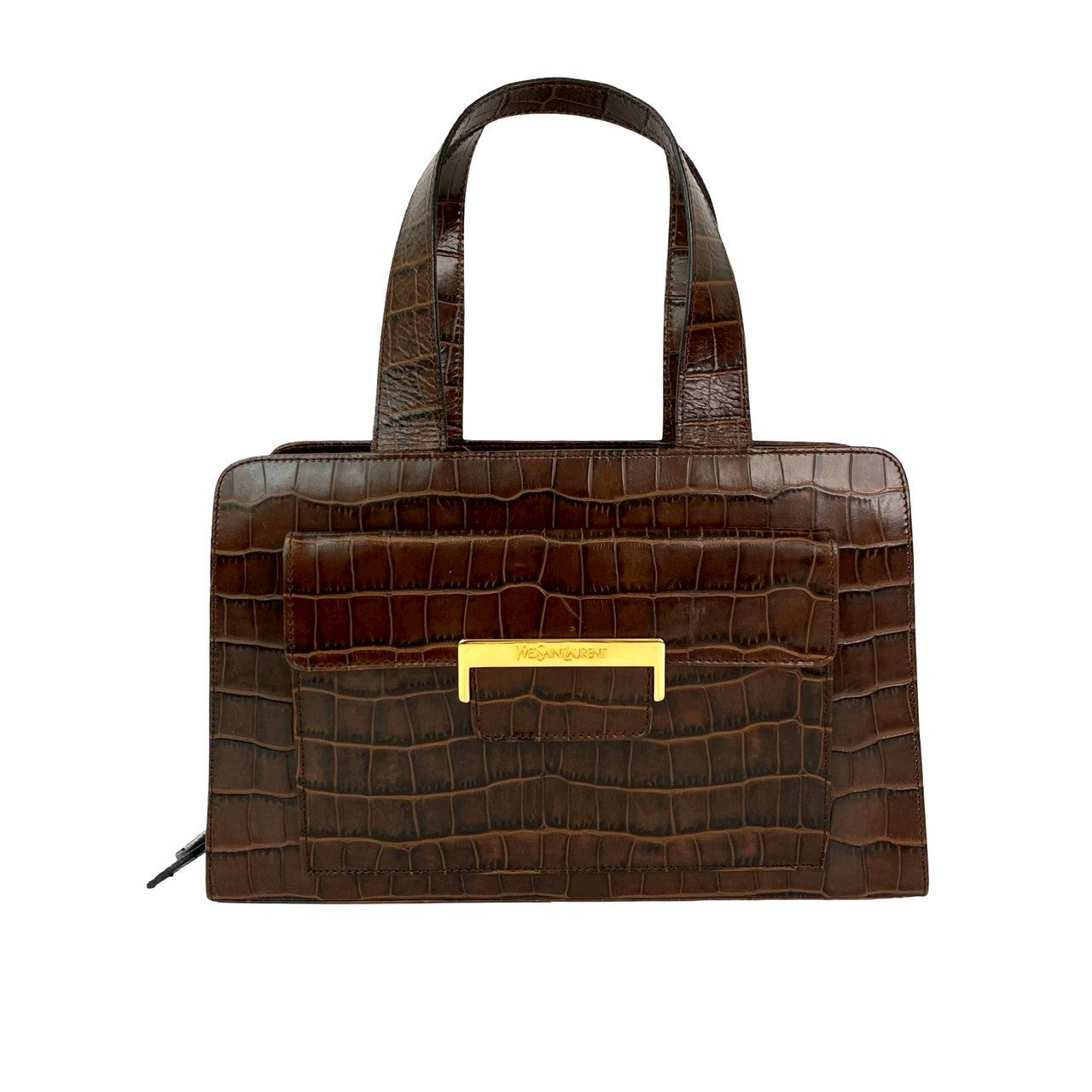 Saint Laurent Leather Red Handbag Style 13