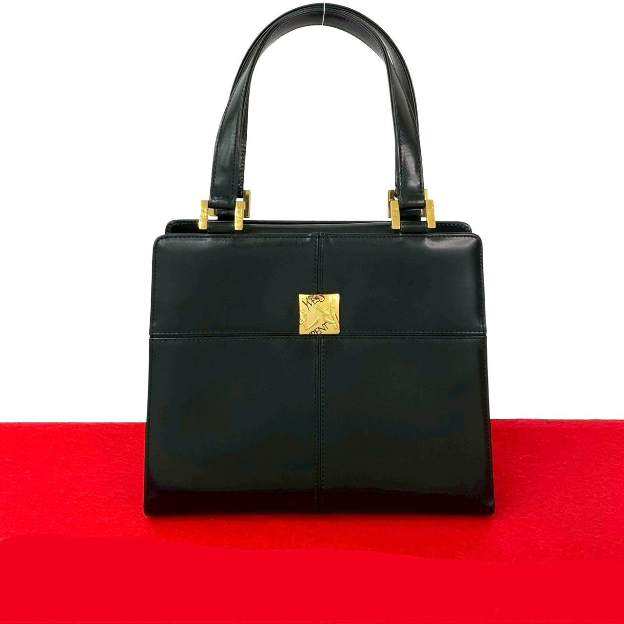 Saint Laurent Leather Red Handbag Style 18