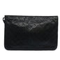 Chanel Bicolole Briefcase Lamb Skin Black CC Auth am5376