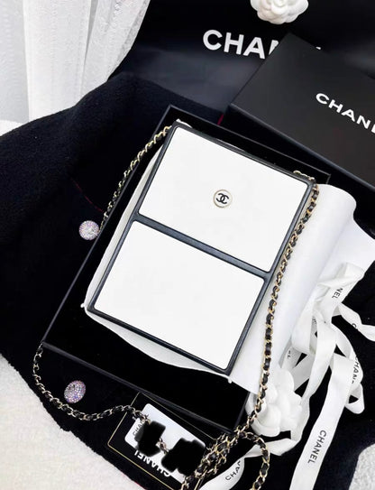 Chanel Luxury Leather Black Clutch