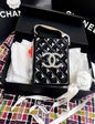 Chanel Black Limited Edition Full Diamond Audio Bag Portable Chain Bag