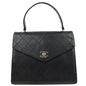 Chanel Black Caviar Top Handle Handbag