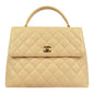 Chanel Caviar Beige Luxury Handbag Style 5