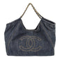 Chanel Coco Cabas Blue Luxury Tote