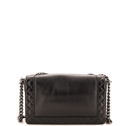 Chanel Boy Lambskin Shoulder Bag Style 24