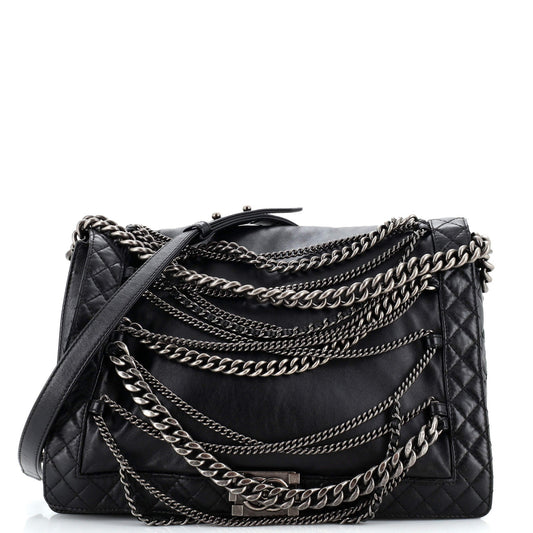 Chanel Boy Lambskin Shoulder Bag Style 23