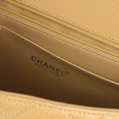 Chanel Caviar Beige Luxury Handbag Style 4