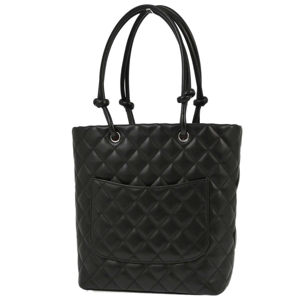 Chanel Cambon Calfskin Black Tote Style 2