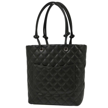 Chanel Cambon Calfskin Black Tote Style 2