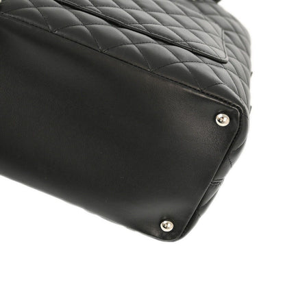Chanel Cambon Calfskin Black Tote Style 2