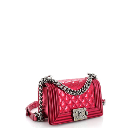 Chanel Boy Small Quilted Shoulder Bag
