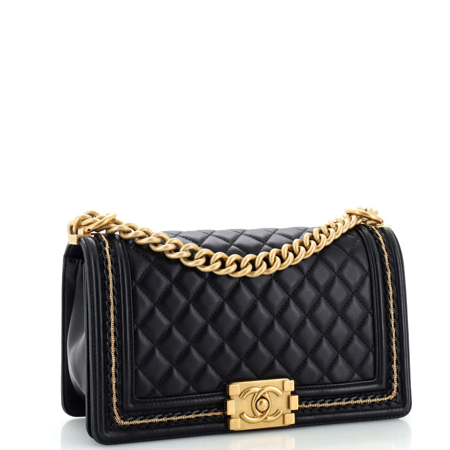 Chanel Boy Quilted Lambskin Shoulder Bag Style