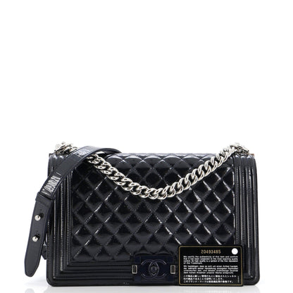 Chanel Boy Quilted Shoulder Bag Style