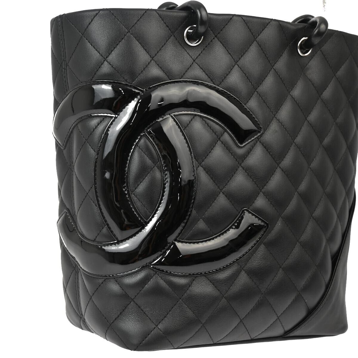 Chanel Cambon Calfskin Black Tote