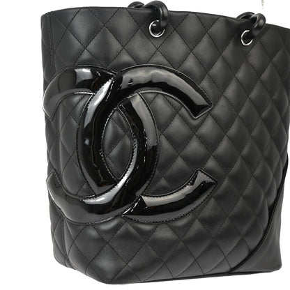 Chanel Cambon Calfskin Black Tote