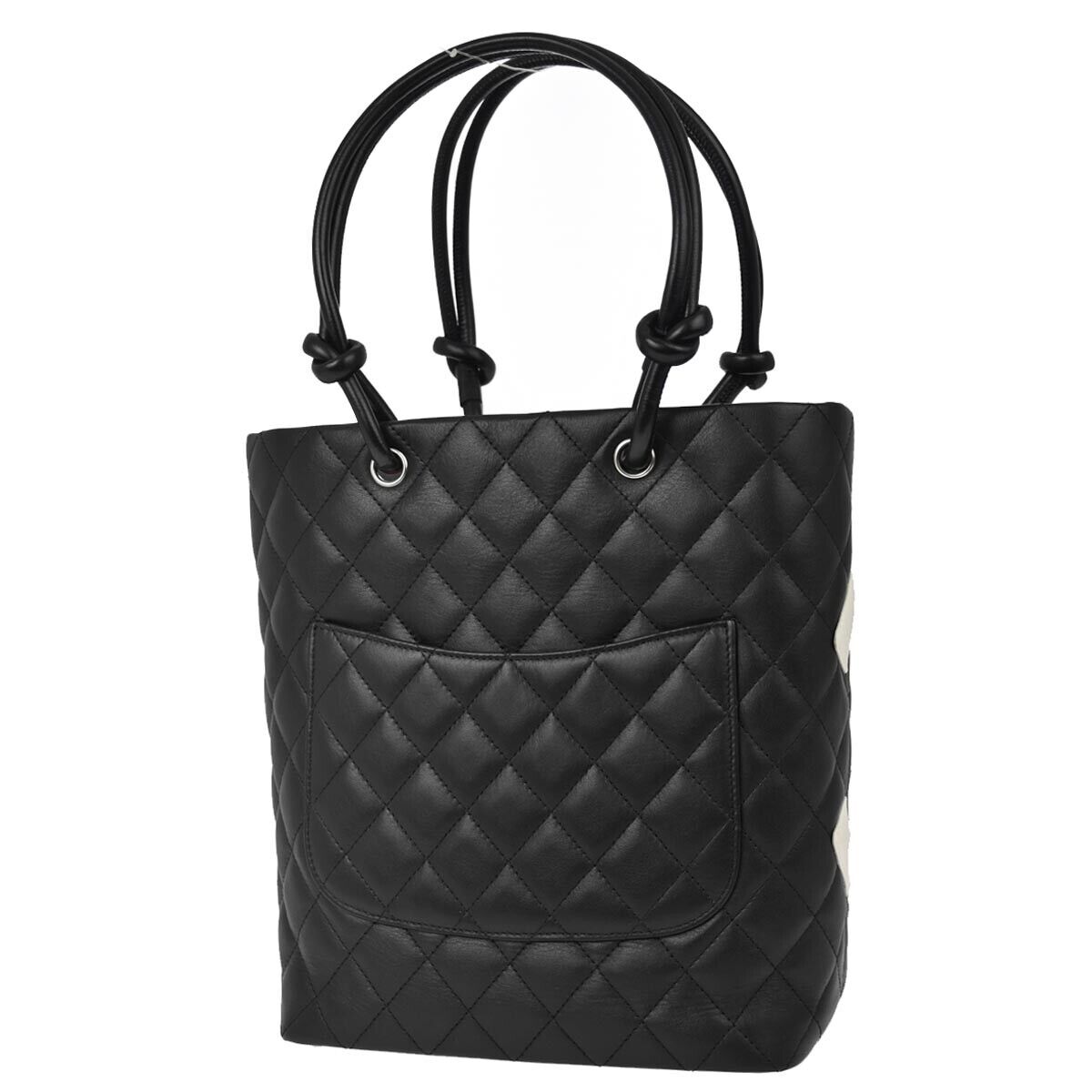 Chanel Cambon Calfskin Black Tote Style