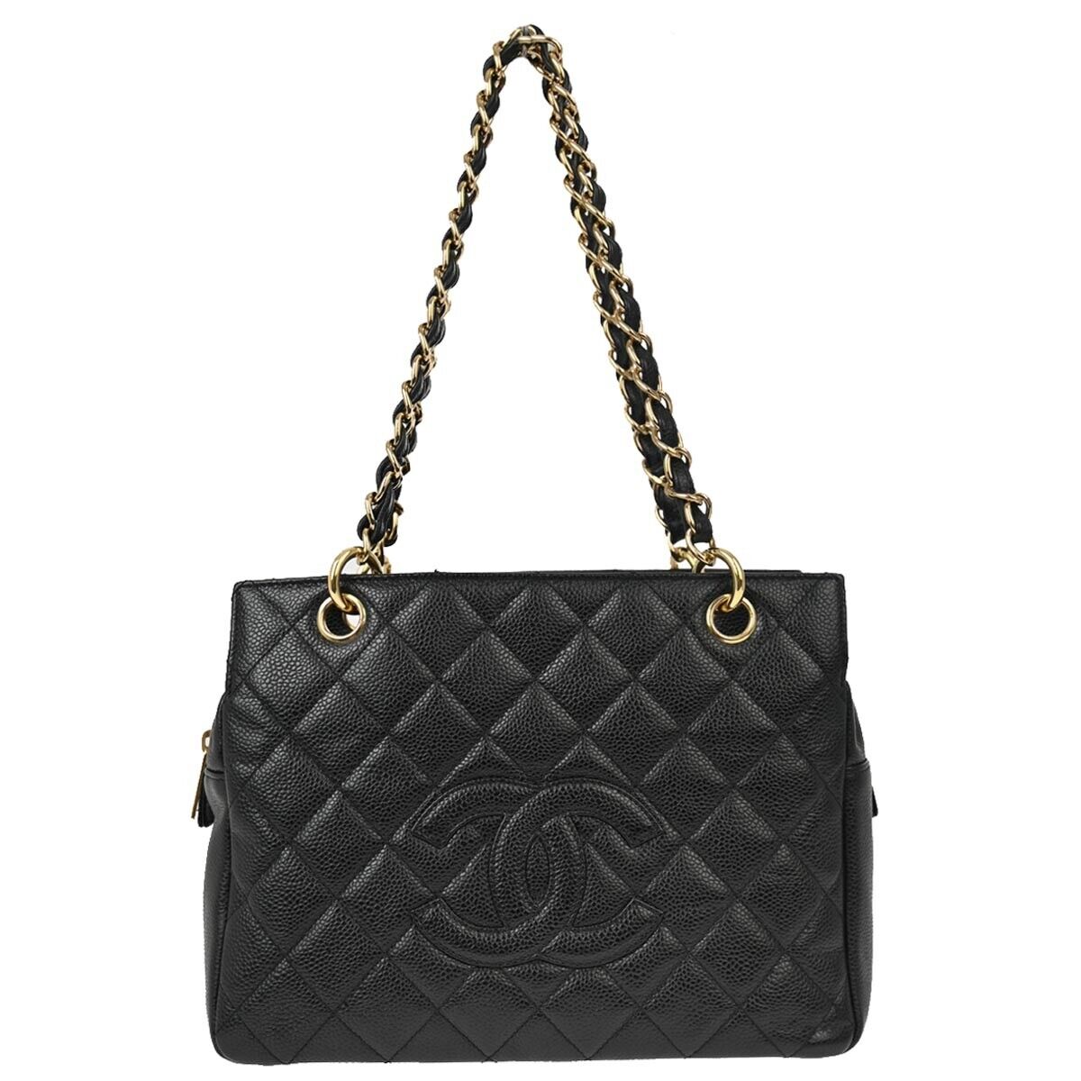 Chanel Black Caviar Petite Timeless Tote