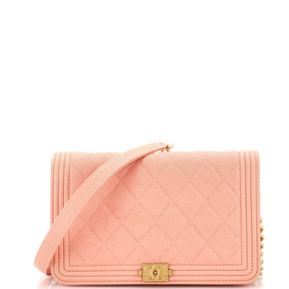 Chanel Boy Quilted Chain Crossbody