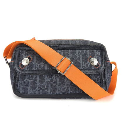 Dior Shoulder Bag BLD44175 Denim canvas, leather Navy Flight line Trotter Women(Unisex)