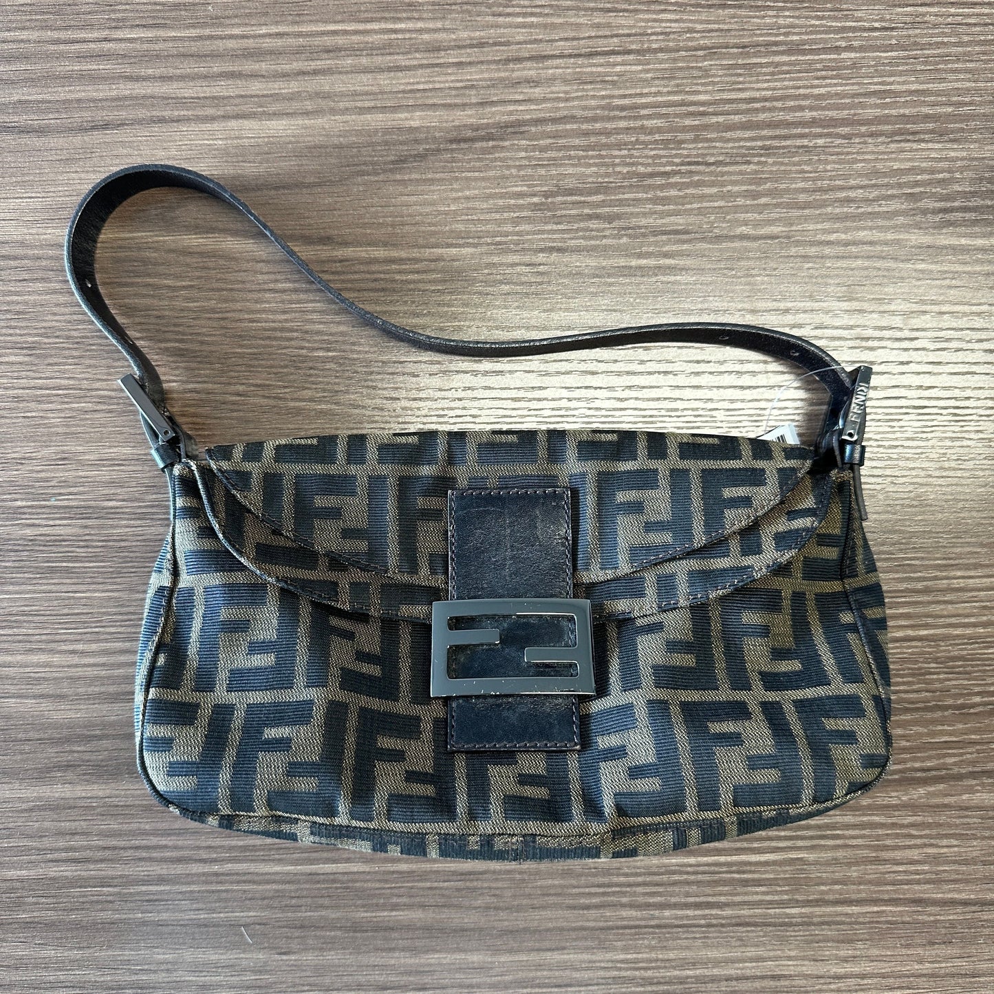Fendi Zucca Baguette Brown Canvas LB122751