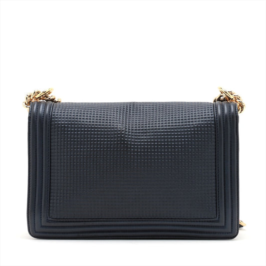 Chanel Boy Leather Chain Shoulder Bag Style