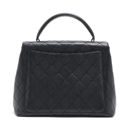 Chanel Kelly Caviar Black Handbag Style