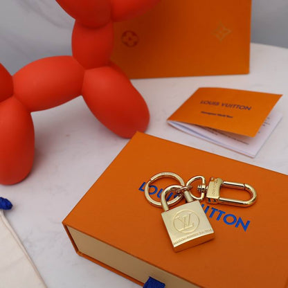 LV Bag Charm Key Chain Lock Design