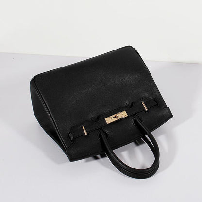 Luxury Hermes 30Cm Birkin Bag Epsom Leather With Strap Black Gold