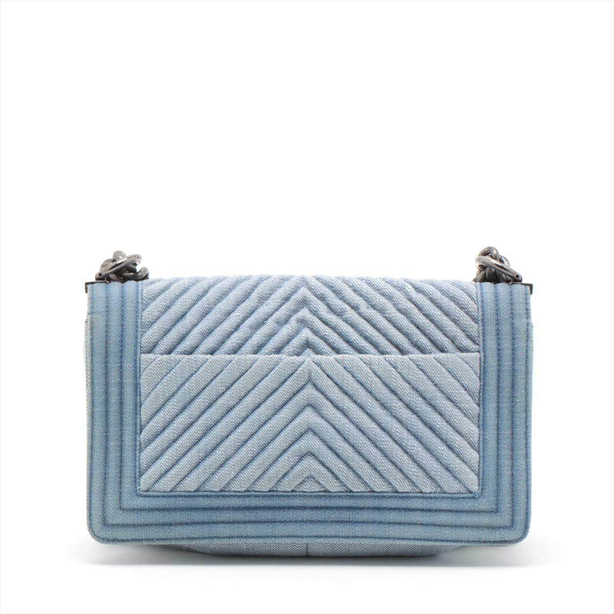 Chanel Blue Chain Shoulder Bag Style