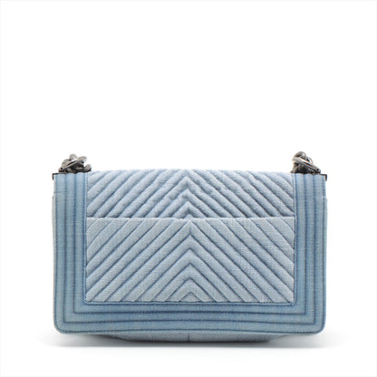 Chanel Blue Chain Shoulder Bag Style