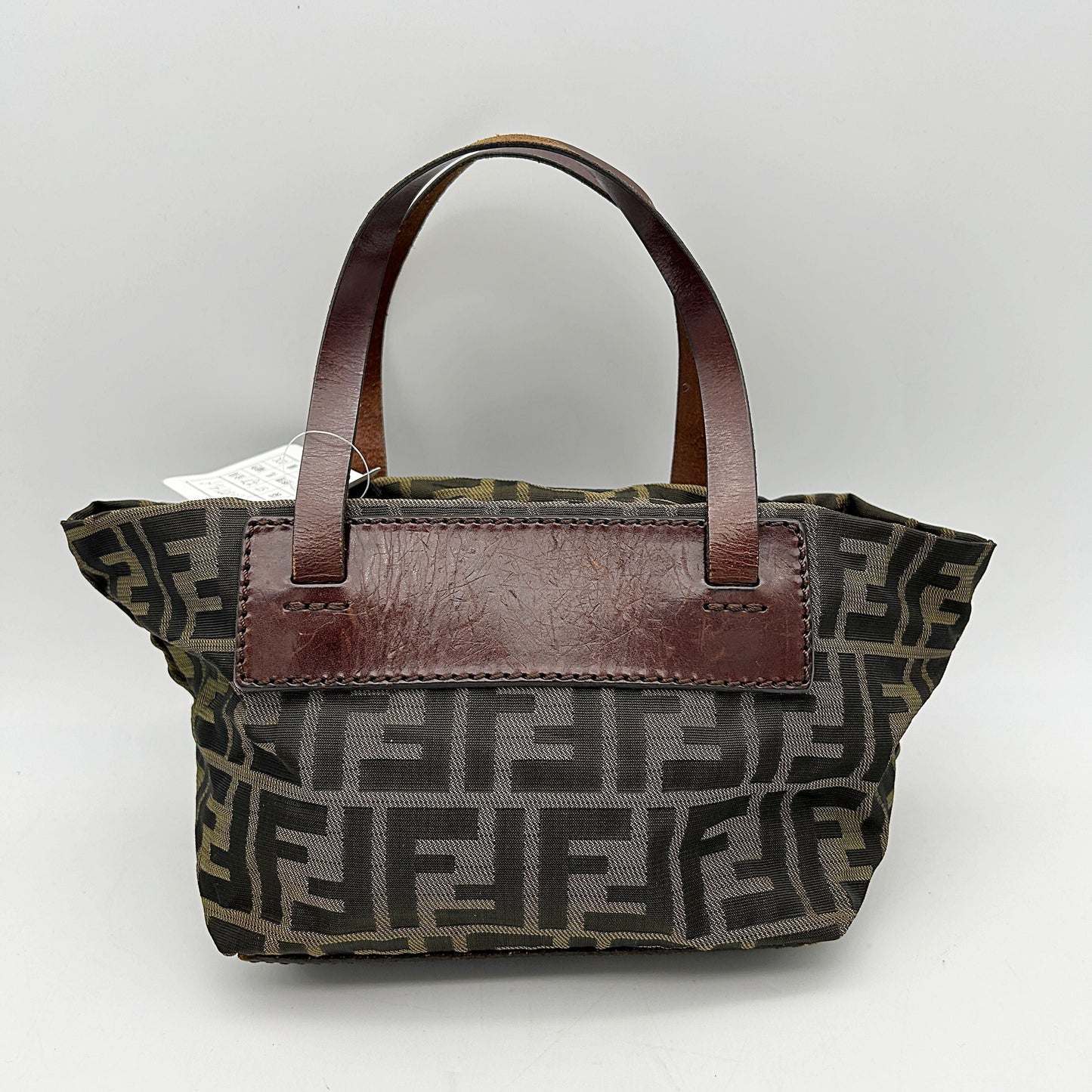 Fendi Zucca FF Top Handle Bag - Brown Handle Bags, Handbags fe8814vf