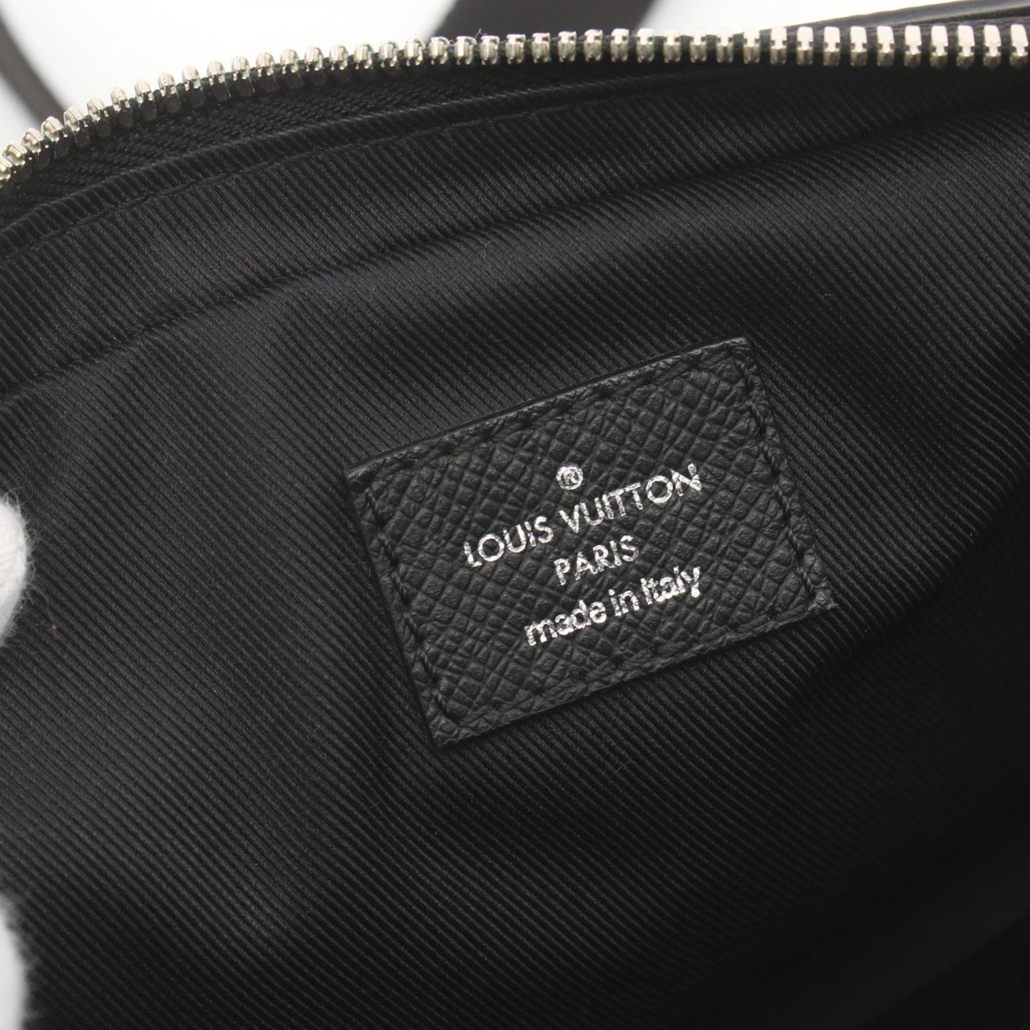 Louis Vuitton  Noir Leather Fanny Pack