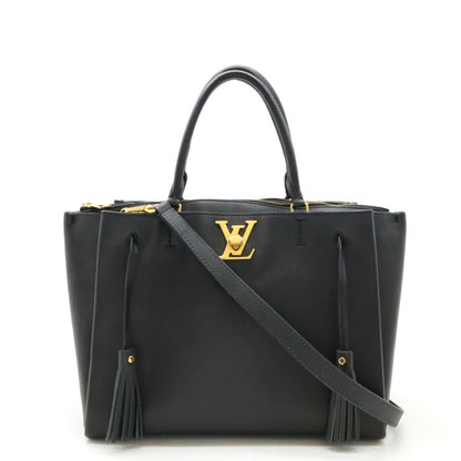Louis Vuitton  Noir Leather Handbag Shoulder Bag