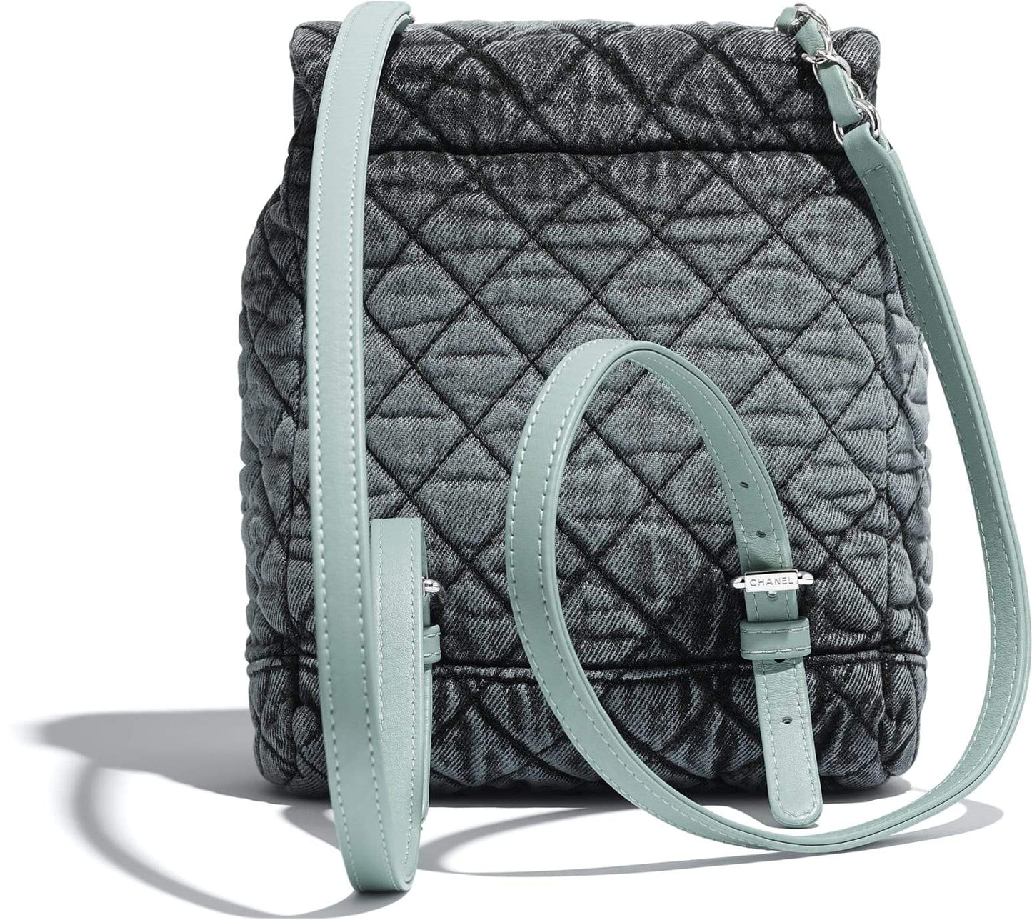 Chanel Black Gray Luxury Backpack