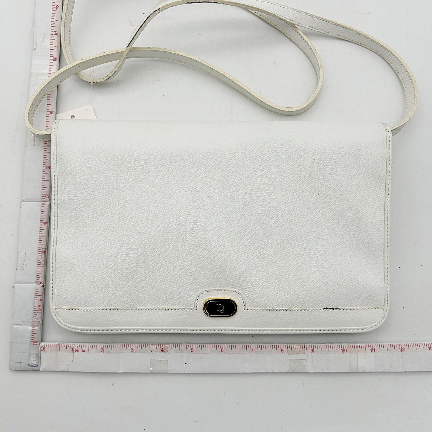 Christian Dior Honeycomb Leather 2Way Shoulder Bag Di1310Bb