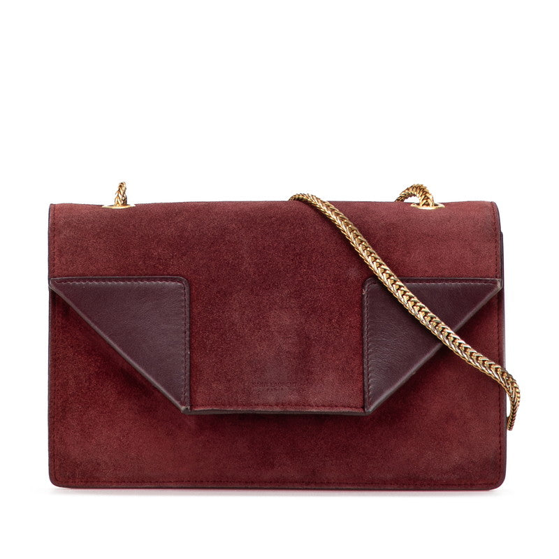 Saint Laurent Betty Suede Leather Chain Shoulder Bag