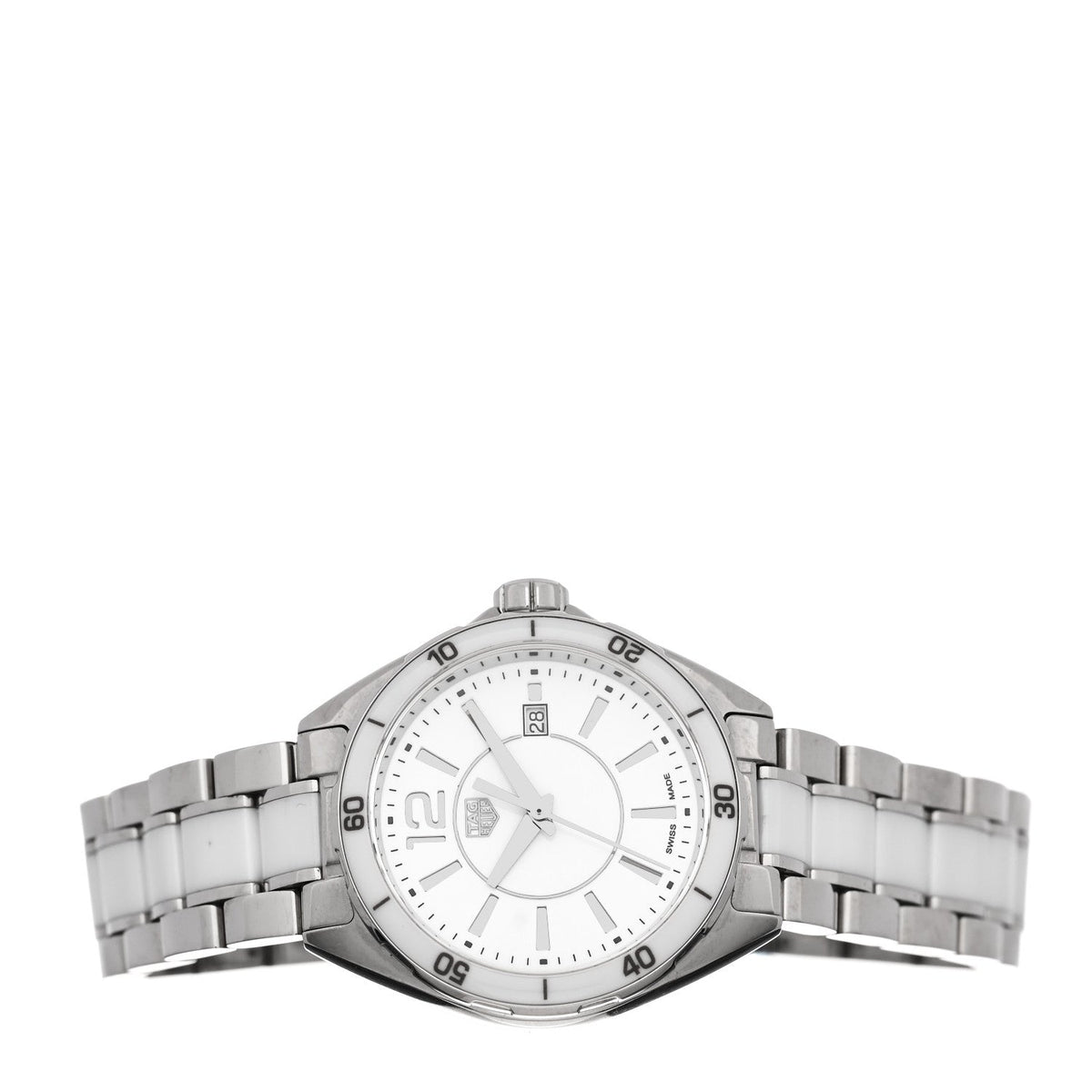 Stainless Steel Ceramic 32mm Formula 1 Lady Quartz Watch White WBJ141AC