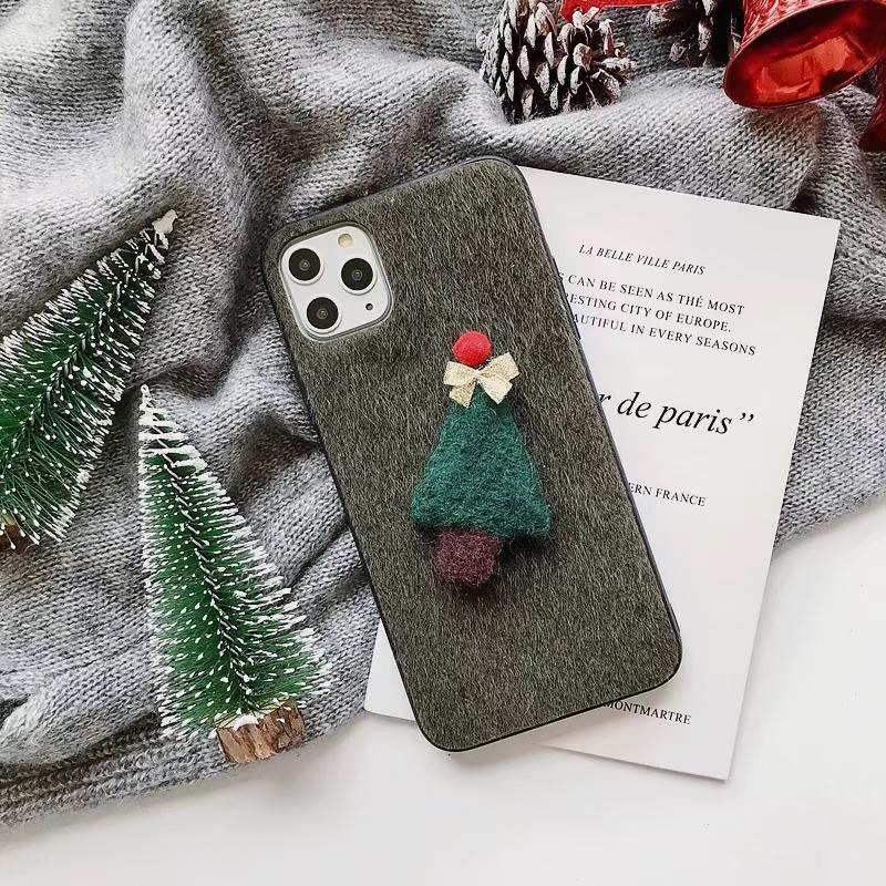 Christmas plush phone case for Samsung