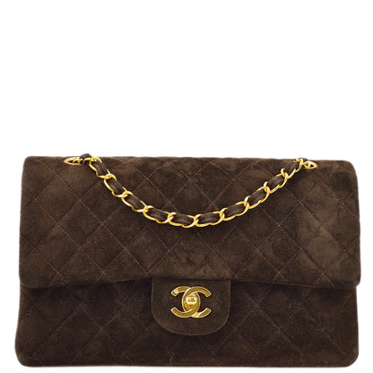 Chanel Flap Medium Classic Brown Shoulder Bag Style