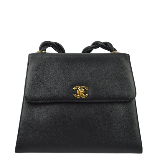 Chanel Caviar Black Shoulder Bag Style 2