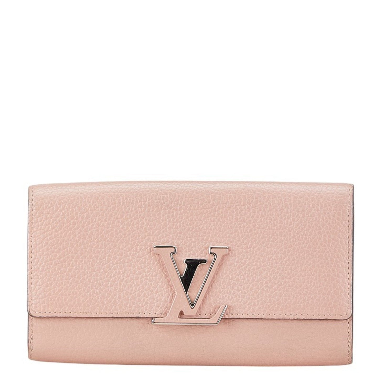 Louis Vuitton  Leather Long Wallet (Bi-Fold)