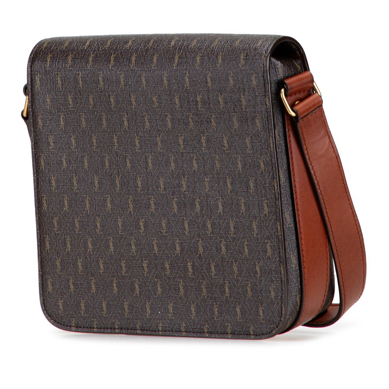 Saint Laurent Monogram Pvc Leather Shoulder Bag
