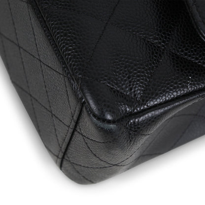 Chanel Classic Flap Bag - Black Maxi