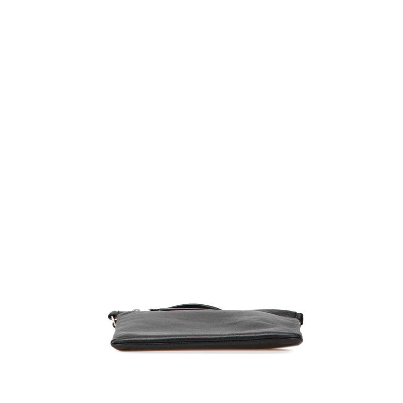 Saint Laurent Leather Red Shoulder Bag Style 22