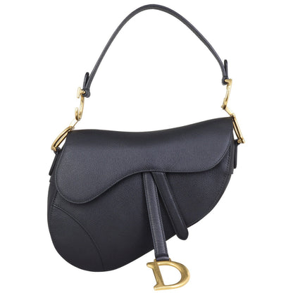 Dior Saddle Bag with Embroidered Shoulder Strap