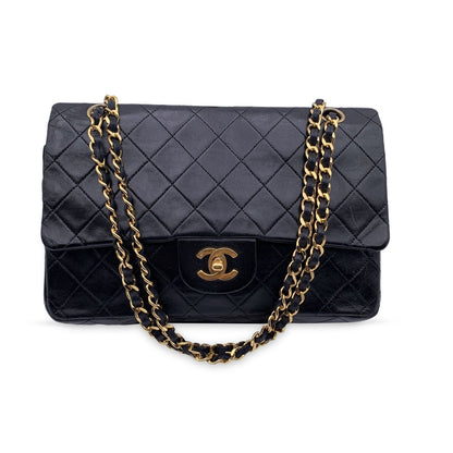 Chanel Black Quilted Timeless Classic 2.55 Shoulder Bag 25 cm