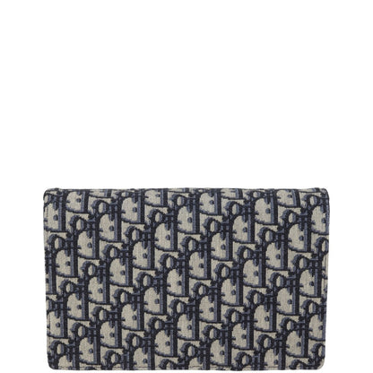 Dior Saddle Pouch Wallet on Chain Oblique