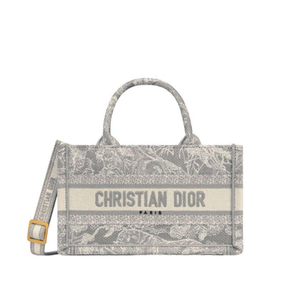 Dior Book Tote Leather Mini Tote Bag
