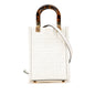 Fendi Sunshine Leather Red Tote Bag Style 9